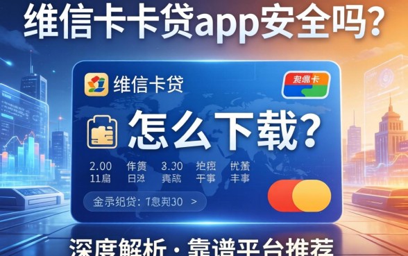 维信卡卡贷app安全吗怎么下载？深度解析与靠谱平台推荐