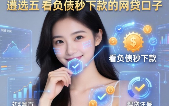 无视一切的口子2026，遴选五个不看负债秒下款的网贷口子