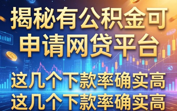 揭秘有公积金可申请的网贷平台，这几个下款率确实高