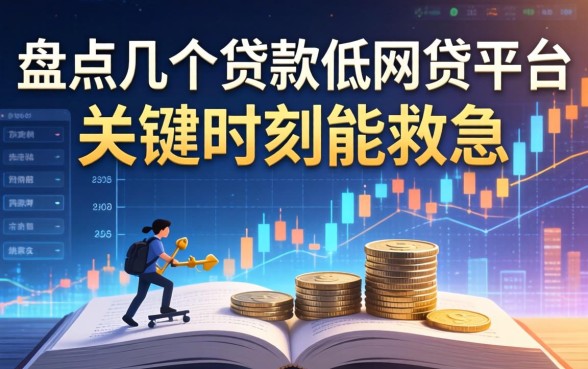 盘点几个贷款低的网贷平台，关键时刻能救急