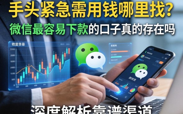 手头紧急需用钱哪里找？微信最容易下款的口子真的存在吗？深度解析靠谱渠道