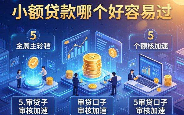 小额贷款哪个好容易过，细致阐述5个审贷口子审核加快的平台