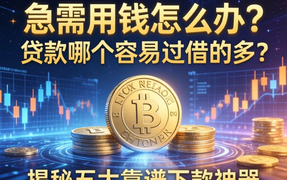 急需用钱怎么办？贷款哪个容易过借的多？揭秘五大靠谱下款神器