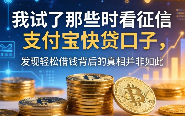 我试了那些不看征信的支付宝快贷口子，发现轻松借钱背后的真相并非如此