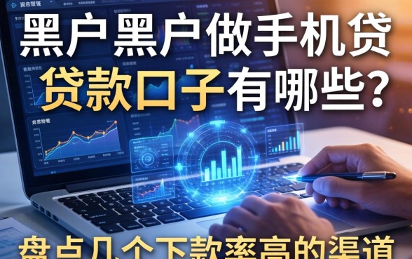 黑户黑户做手机贷款的口子有哪些？盘点几个下款率高的渠道