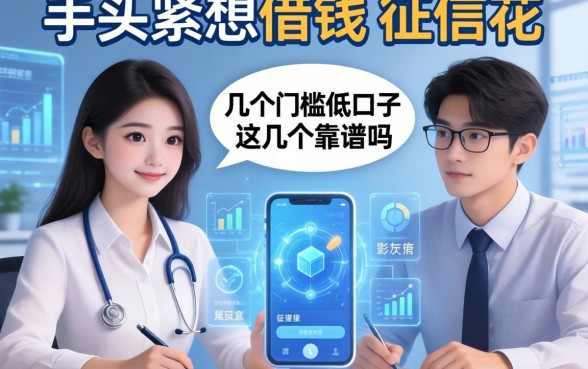 手头紧想借钱但征信花，朋友推荐了几个门槛低的口子，这几个靠谱吗？