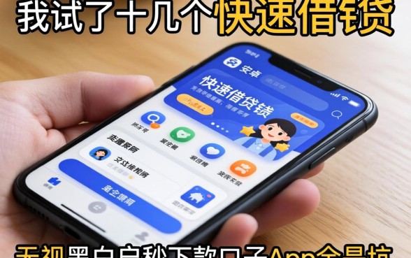 我试了十几个安卓手机快速借钱软件，发现无视黑白户秒下款口子app全是坑