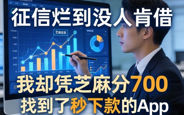 征信烂到没人肯借，我却凭芝麻分700找到了秒下款的app