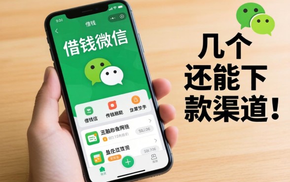 手机借钱到微信：整理了几个还能下款的渠道