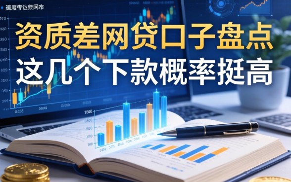 资质差的网贷口子盘点：这几个下款概率挺高