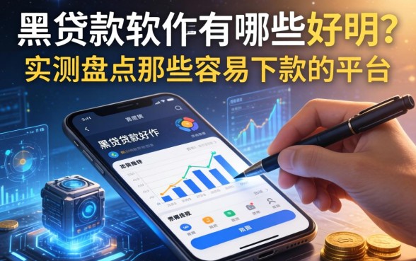 黑贷款软件有哪些好用？实测盘点那些容易下款的平台