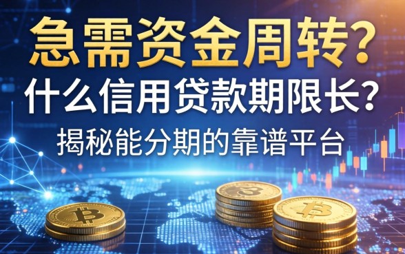 急需资金周转?什么信用贷款期限最长?揭秘能分期的靠谱平台