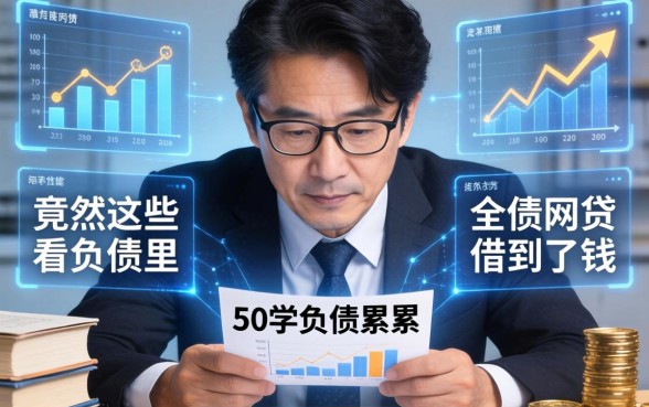 我50岁负债累累，竟然在这些不看负债的网贷里借到了钱
