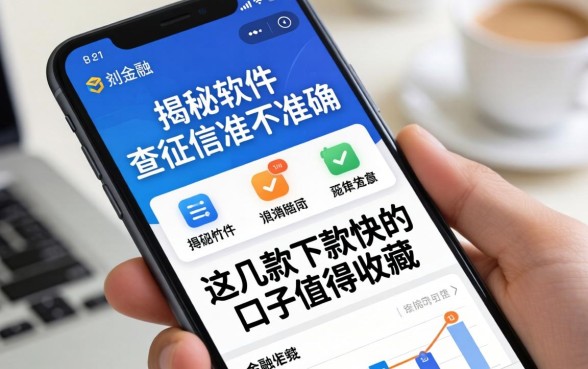 揭秘手机软件查征信准不准确，这几款下款快的口子值得收藏
