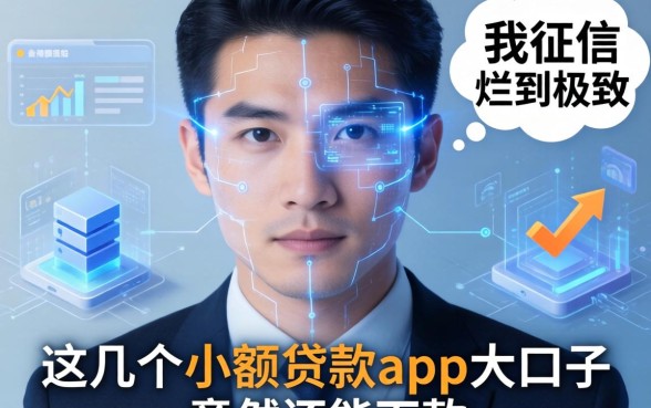 我征信烂到极致，这几个小额贷款app大口子竟然还能下款