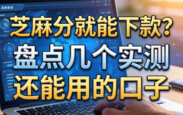 芝麻分就能下款？盘点几个实测还能用的口子