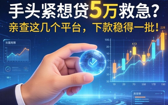 手头紧想贷5万救急？亲测这几个平台，下款稳得一批！