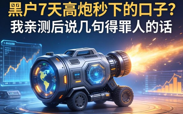 黑户7天高炮秒下的口子？我亲测后说几句得罪人的话
