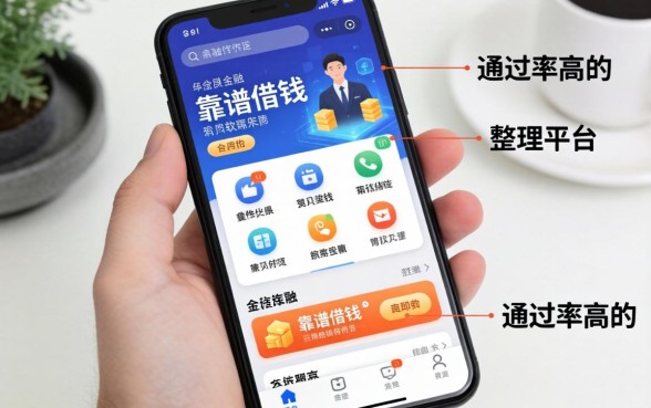 手机靠谱借钱的软件有哪些？整理几个通过率高的平台