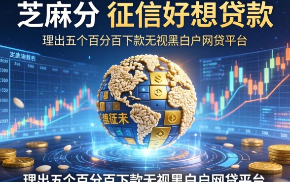 芝麻分和征信不好想贷款，理出五个百分百下款无视黑白户网贷平台