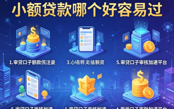 小额贷款哪个好容易过，细致阐述5个审贷口子审核加快的平台
