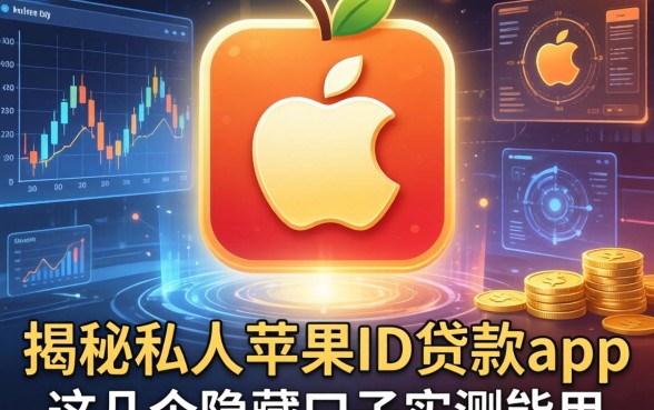 揭秘私人苹果id贷款app：这几个隐藏口子实测能用