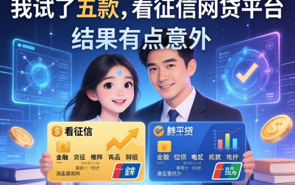 我试了五款不看征信的网贷平台，结果有点意外