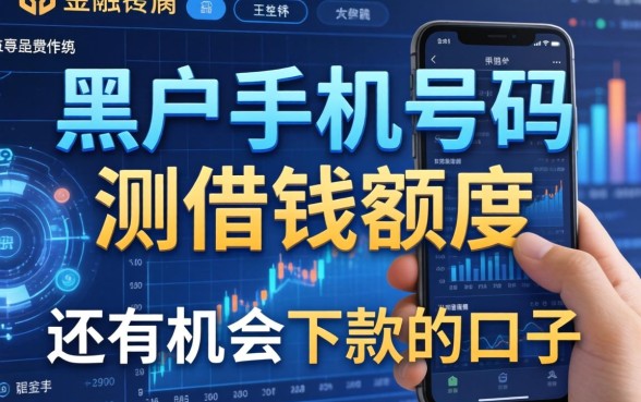 黑户手机号码测借钱额度：整理几个还有机会下款的口子