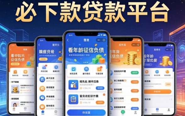 必下款的贷款平台，胪列五个不看年龄征信负债的软件