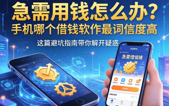急需用钱怎么办？手机哪个借钱软件最可信度高？这篇避坑指南帮你解开疑惑