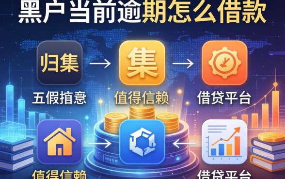 黑户当前逾期怎么借款，归集五个值得信赖的借贷平台