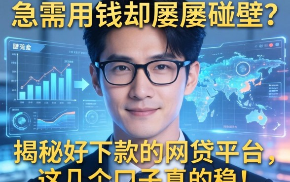 急需用钱却屡屡碰壁？揭秘好下款的网贷平台，这几个口子真的稳！