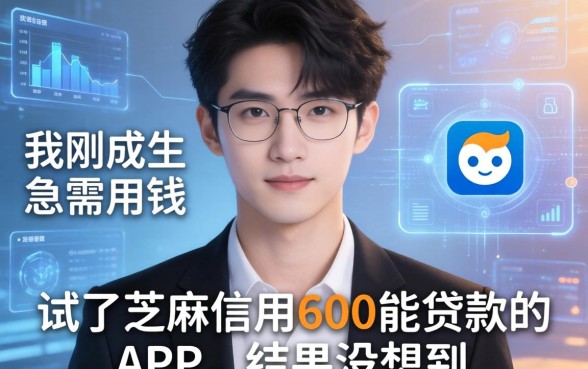我刚成年急需用钱，试了芝麻信用600能贷款的APP，结果没想到