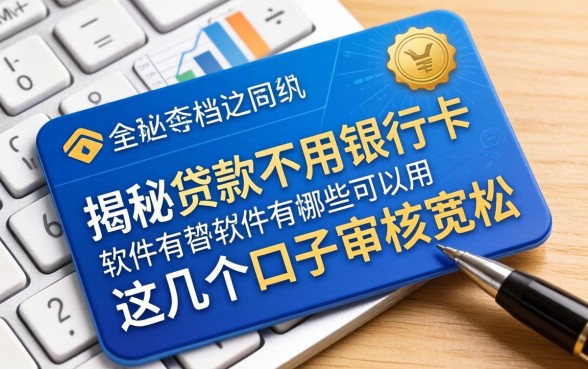 揭秘贷款不用银行卡的软件有哪些可以用，这几个口子审核宽松