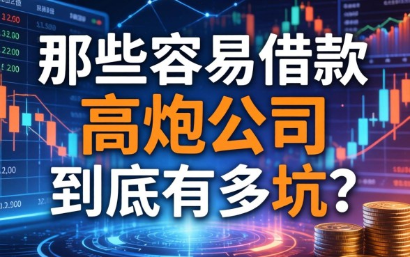 那些容易借款的高炮公司，到底有多坑？