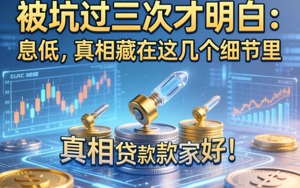 被坑过三次才明白：网络贷款哪家好贷款利息低，真相藏在这几个细节里