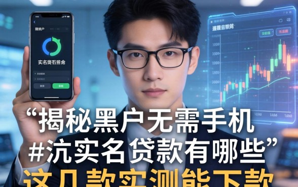 揭秘黑户无需手机实名的贷款有哪些，这几款实测能下款