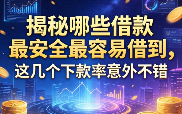 揭秘哪些借款最安全最容易借到，这几个下款率意外不错