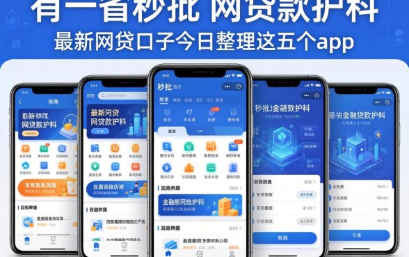 有哪些秒批的网贷软件，整理五个最新网贷口子今日整理这五个app