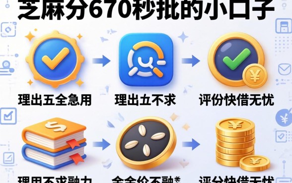 芝麻分670秒批的小口子，理出五个急用不求评分快借无忧的app