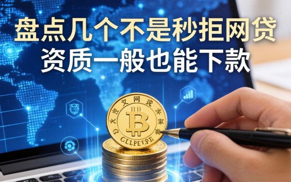 盘点几个不是秒拒的网贷，资质一般也能下款