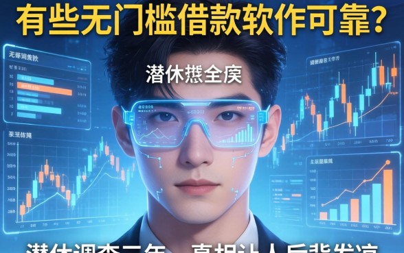 有哪些无门槛借款软件可靠？我潜伏调查三年，真相让人后背发凉