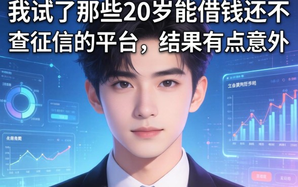 我试了那些20岁能借钱还不查征信的平台，结果有点意外