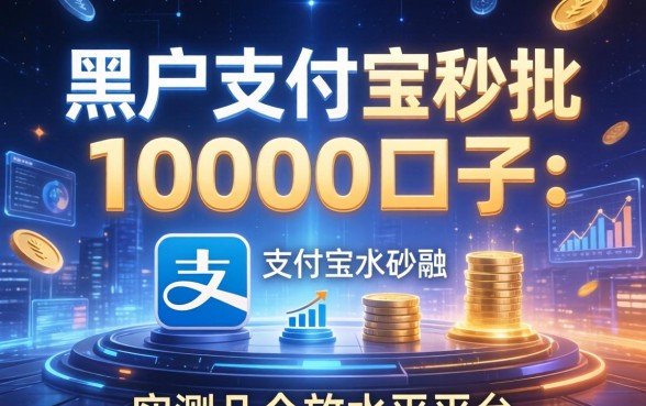 黑户支付宝秒批10000口子：实测几个放水平台