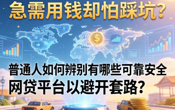 急需用钱却怕踩坑？普通人如何辨别有哪些可靠安全的网贷平台并避开套路？