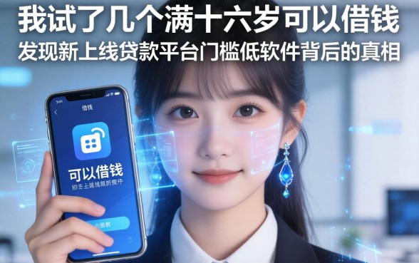 我试了几个满十六岁可以借钱的软件，发现新上线贷款平台门槛低软件背后的真相