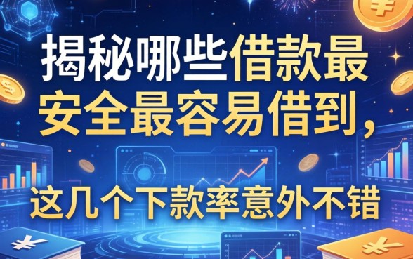 揭秘哪些借款最安全最容易借到，这几个下款率意外不错