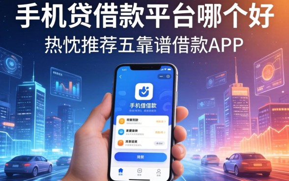 手机贷借款平台哪个好，热忱推荐五个靠谱的借款app