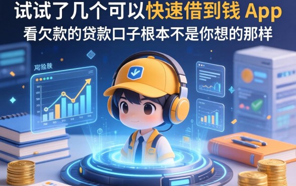 我试了几个可以快速借到钱的app，发现不看欠款的贷款口子根本不是你想的那样