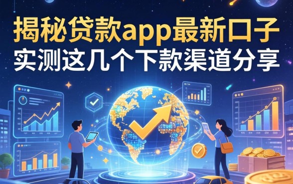 揭秘贷款app最新口子：实测这几个下款渠道分享